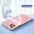 【Electroplated Glass】 iPhone cases for iPhone 12 Pro Bright pink