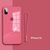 【Glass】iPhone Strap cases for iPhone XS Camellia Red