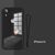 【Glass】iPhone Strap cases for iPhone XR Black