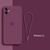 【Liquid silica gel】【All-inclusive lens】 iPhone cases for iPhone11 Plum color