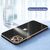  【Electroplated Glass】 iPhone cases for iPhone 12 Pro Max Bright black