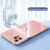 【Electroplated Glass】 iPhone cases for iPhone 12 Pro Max Bright pink