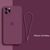 【Liquid silica gel】【All-inclusive lens】 iPhone cases for iPhone11 Pro Max Plum color