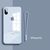 【Glass】iPhone Strap cases for iPhone XS bluish-grey