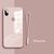 【Glass】iPhone Strap cases for iPhone XS Pink