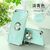【Electroplating Bright Surface】【with Ring stand】 iPhone cases for iPhone SE Light Cyan