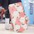 Hand account type mobile phone case Pink+white Five petal flower for iPhone 11Pro Max，iPhone 11Pro，iPhone 11，iPhone 8，iPhone 8plus
