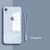 【Glass】iPhone Strap cases for iPhone XR bluish-grey