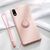 【Liquid silica gel】【with Ring stand】 iPhone cases for iPhone XR Peach pink