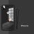 【Glass】iPhone Strap cases for iPhone XS Black